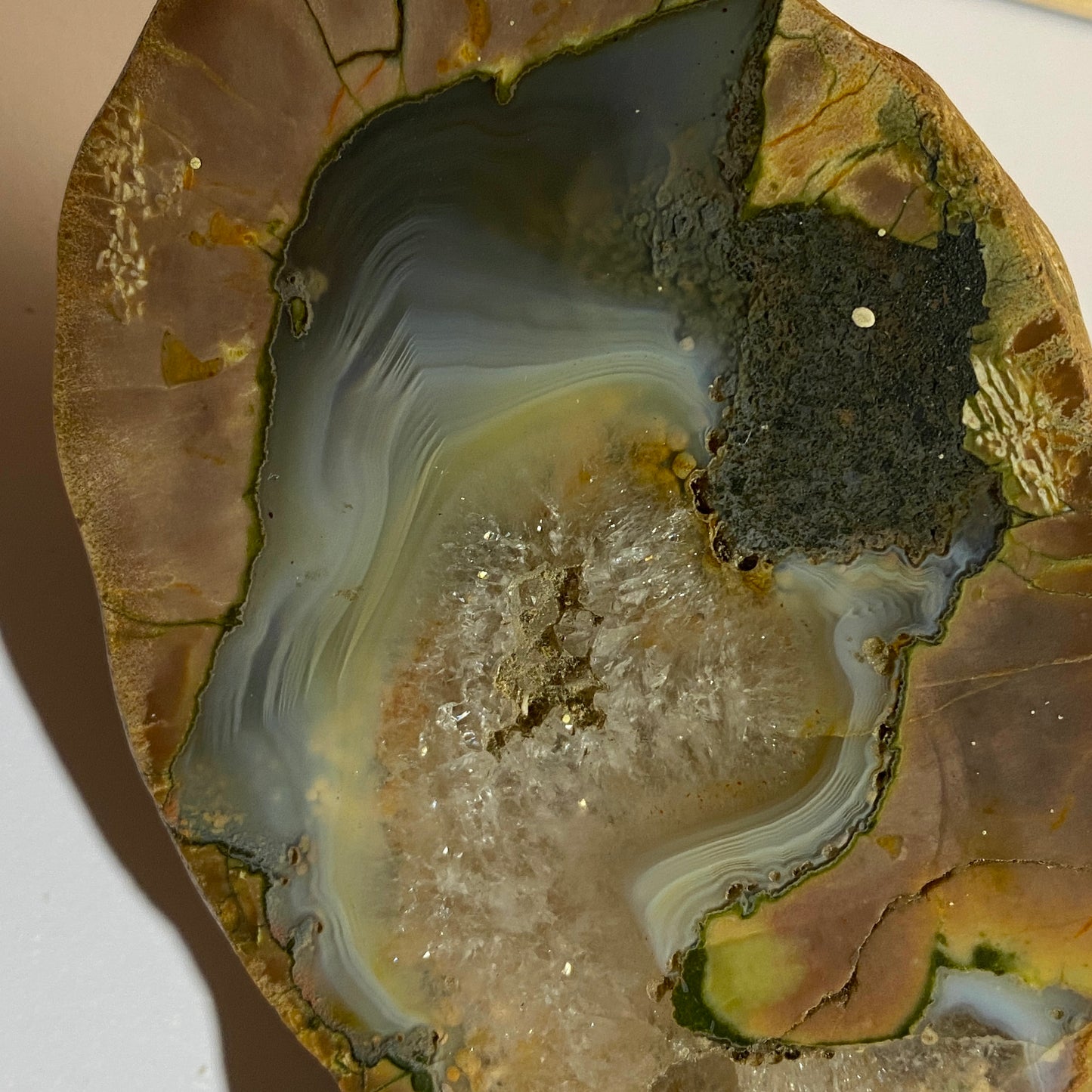 AGATE-CHALCEDONY QUARTZ - CARRIZALILLO, LUNA COUNTY, NEW MEXICO, U.S.A. 485g MF924