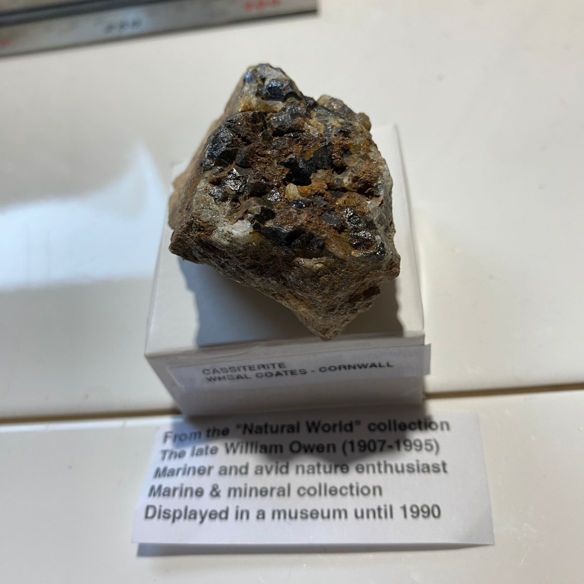 CASSITERITE : WHEAL COATES, ST AGNES, CORNWALL, ENGLAND. 74g. MF5465