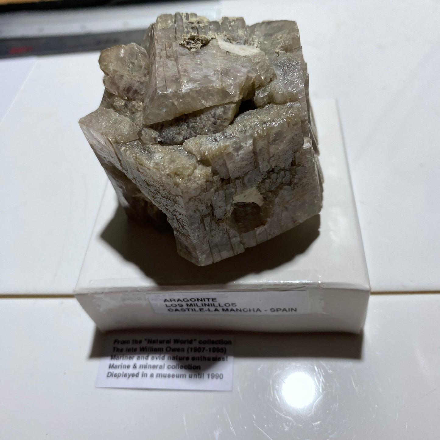 ARAGONITE - LOS MILINILLOS, CASTILE-LA-MANCHA, SPAIN  261g MF937