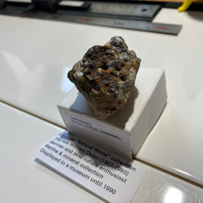 CASSITERITE : WHEAL COATES, ST AGNES, CORNWALL, ENGLAND. 74g. MF5465