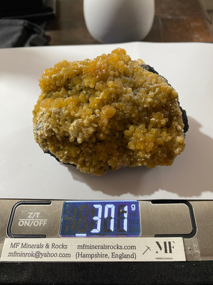 STILBITE : LEVEANIEMI MINE, KIRUNA, SWEDEN 371g MF4825