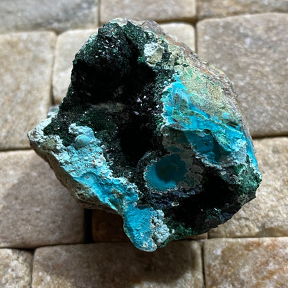 CHRYSOCOLLA/MALACHITE : SAMBA MINE, KASOMPE, COPPER BELT, ZAMBIA 32g MF5468