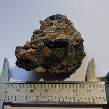 AZURITE WITH MALACHITE - TSUMEB MINE, OSHIKOTO, NAMIBIA, AFRICA 87g MF916
