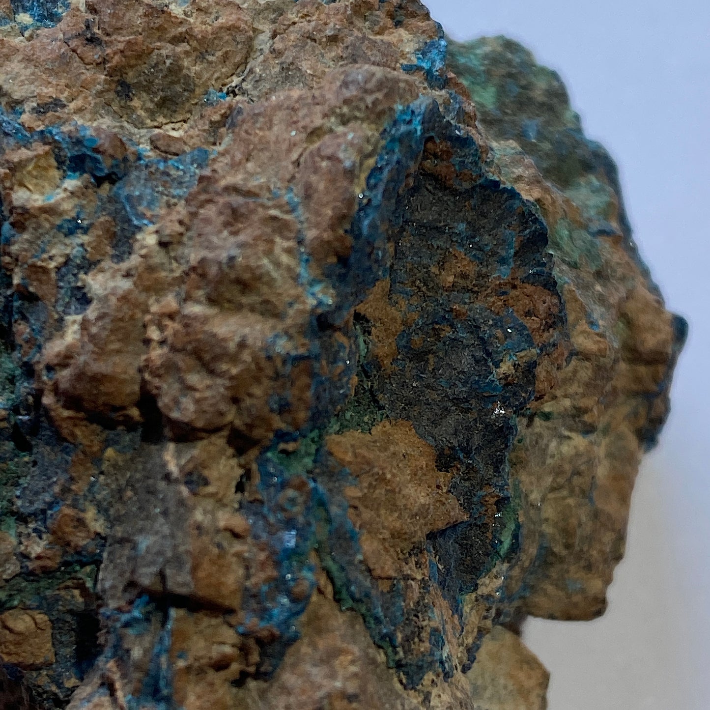 AZURITE WITH MALACHITE - TSUMEB MINE, OSHIKOTO, NAMIBIA, AFRICA 87g MF916