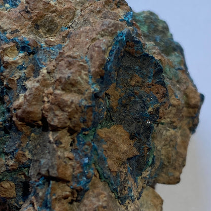 AZURITE WITH MALACHITE - TSUMEB MINE, OSHIKOTO, NAMIBIA, AFRICA 87g MF916