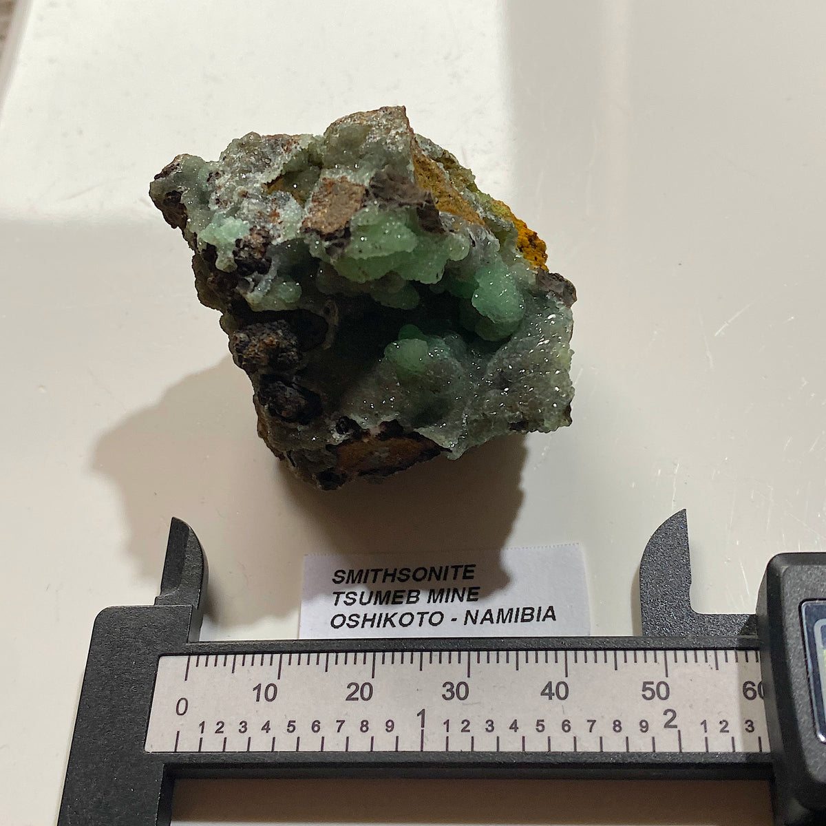 SMITHSONITE : TSUMEB MINE, OSHIKOTO, NAMIBIA. 87g MF5469
