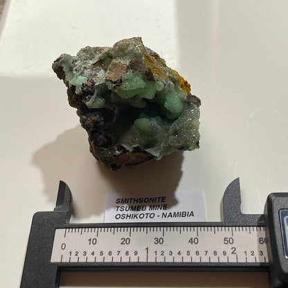SMITHSONITE : TSUMEB MINE, OSHIKOTO, NAMIBIA. 87g MF5469