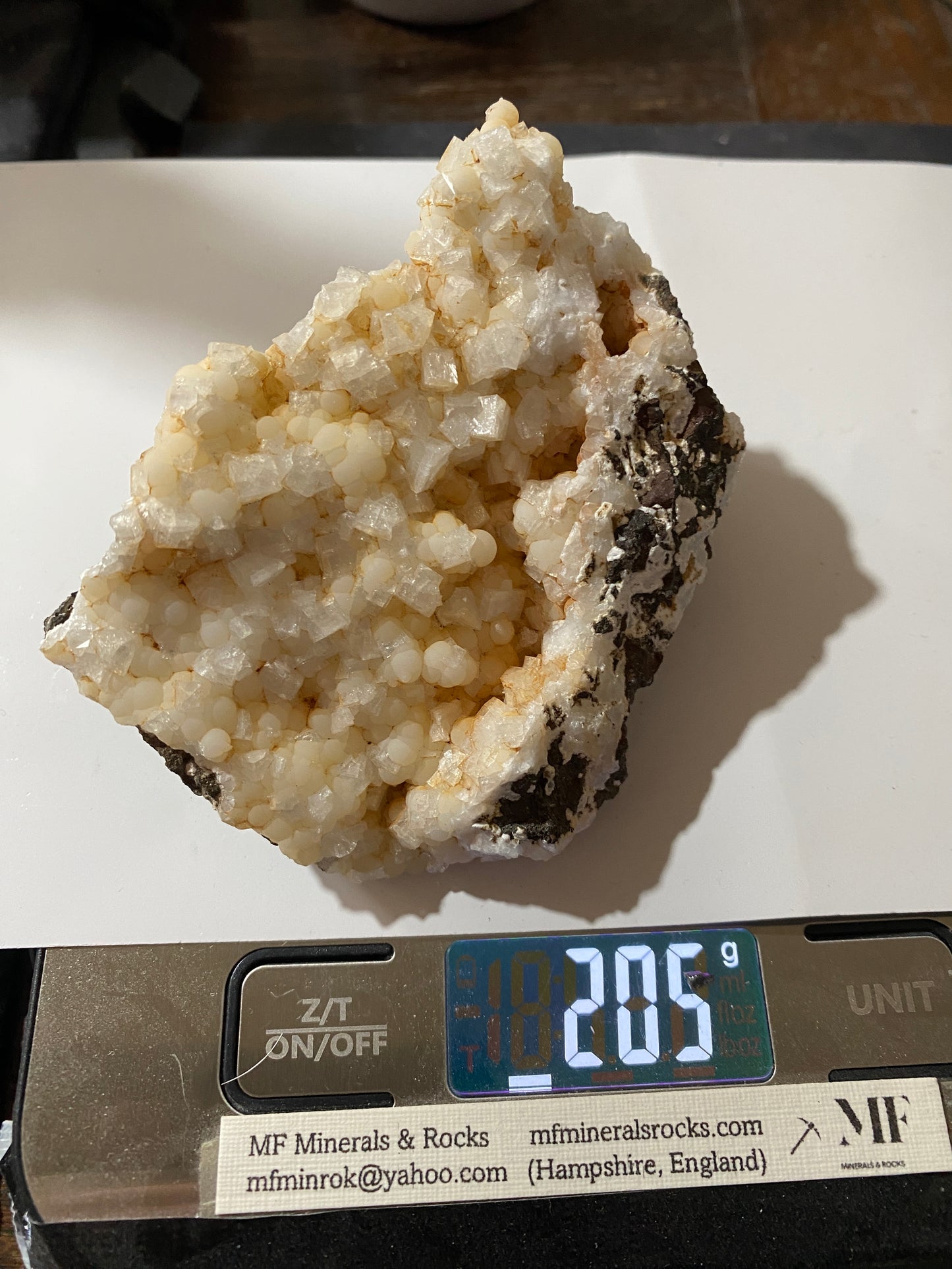 CHABAZITE & THOMSONITE : BJARNASTADALID, WESTFJORDS, ICELAND 205g MF4827