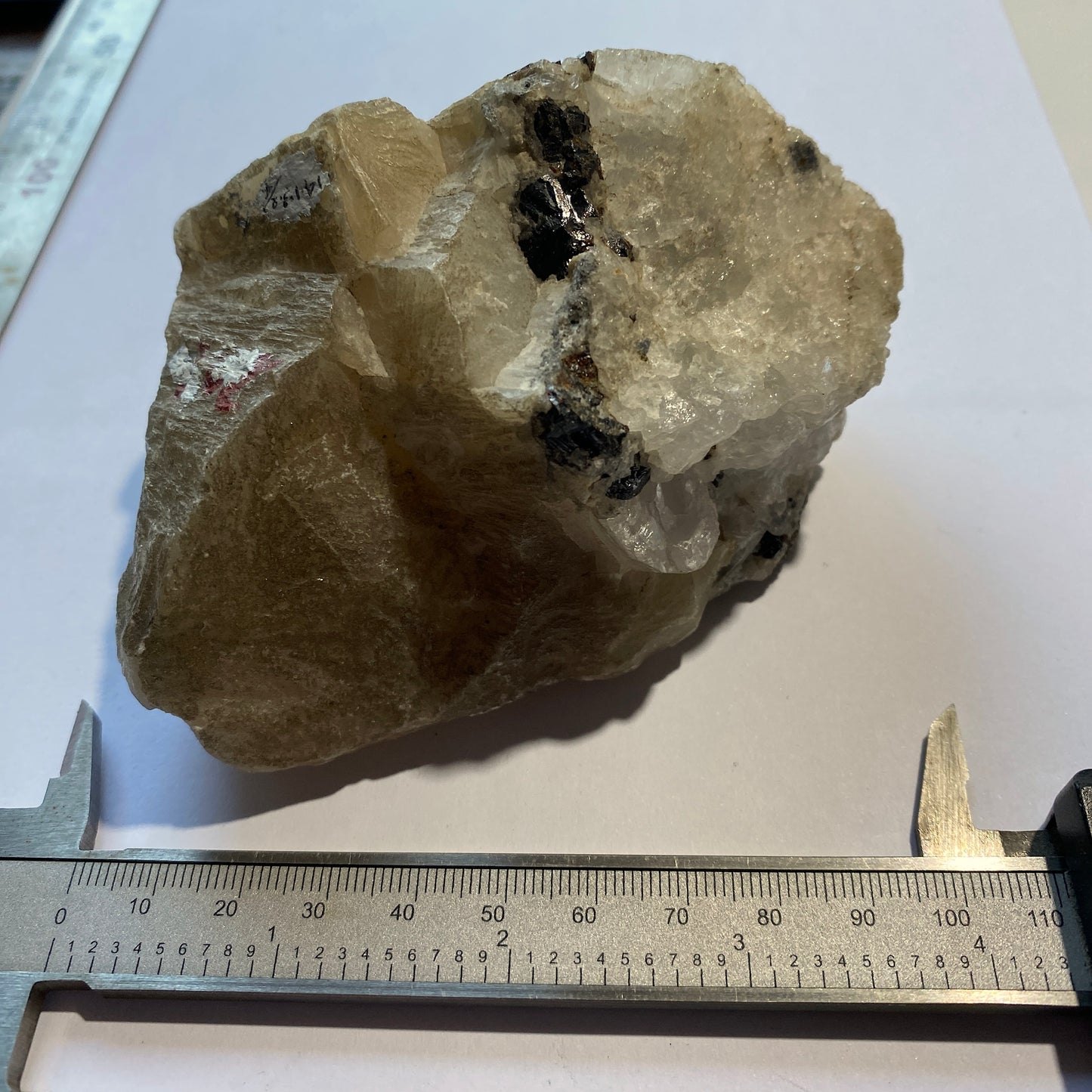 WITHERITE [ETC] - MINERVA NO 1 MINE, HARDIN COUNTY, ILLINOIS, U.S.A 875g MF944