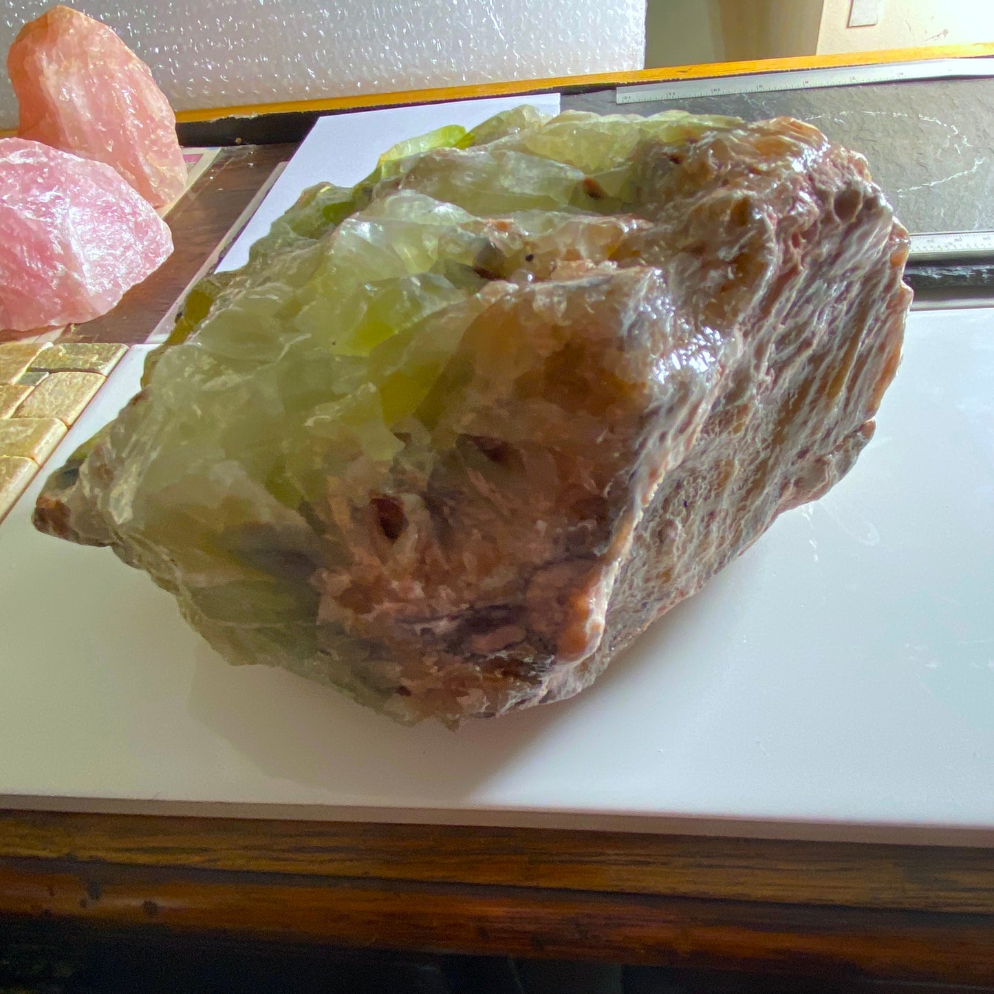 MASSSIVE CALCITE CRYSTAL ASSEMBLAGE, DURANGO, MEXICO. SUBSTANTIAL 5.1kg MF1547