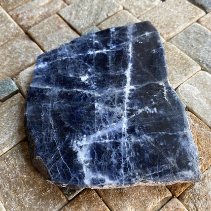 SODALITE - HIASSU FARM, BAHIA, BRAZIL SLICE PROFILE 62g MF 2357