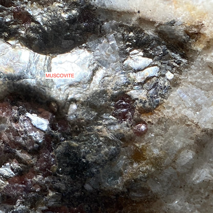 GROSSULAR [HESSONITE] GARNET ETC - POLLUX, ZERMATT, VALAIS, SWITZERLAND 904g MF993