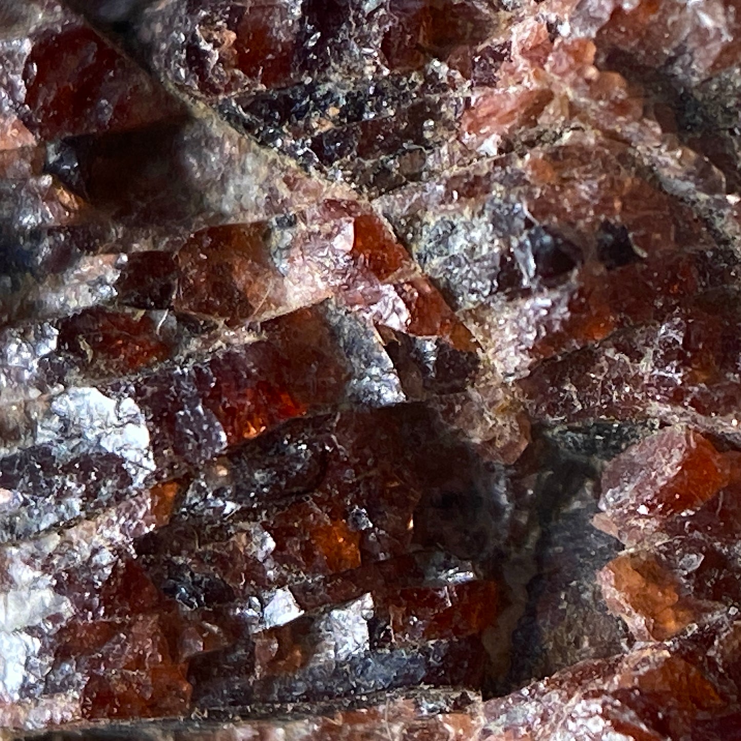 GROSSULAR [HESSONITE] GARNET ETC - POLLUX, ZERMATT, VALAIS, SWITZERLAND 904g MF993