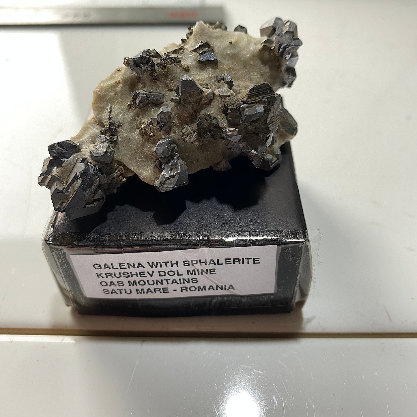 GALENA WITH SPHALERITE [ETC] - KRUSHEV DOL MINE, MADEN ORE FIELD, SMOLYAN PROVINCE, BULGARIA 56g MF907