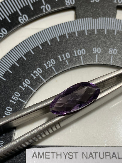 AMETHYST NATURAL GEMSTONE : AMETISTA, RIO GRANDE DO SOL, BRAZIL 1.46Ct. MFG4826