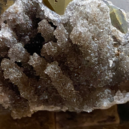 INTERESTING QUARTZ CLUSTER [ETC] FROM WHEAL DREA, BOTALLACK, CORNWALL  440g MF5473