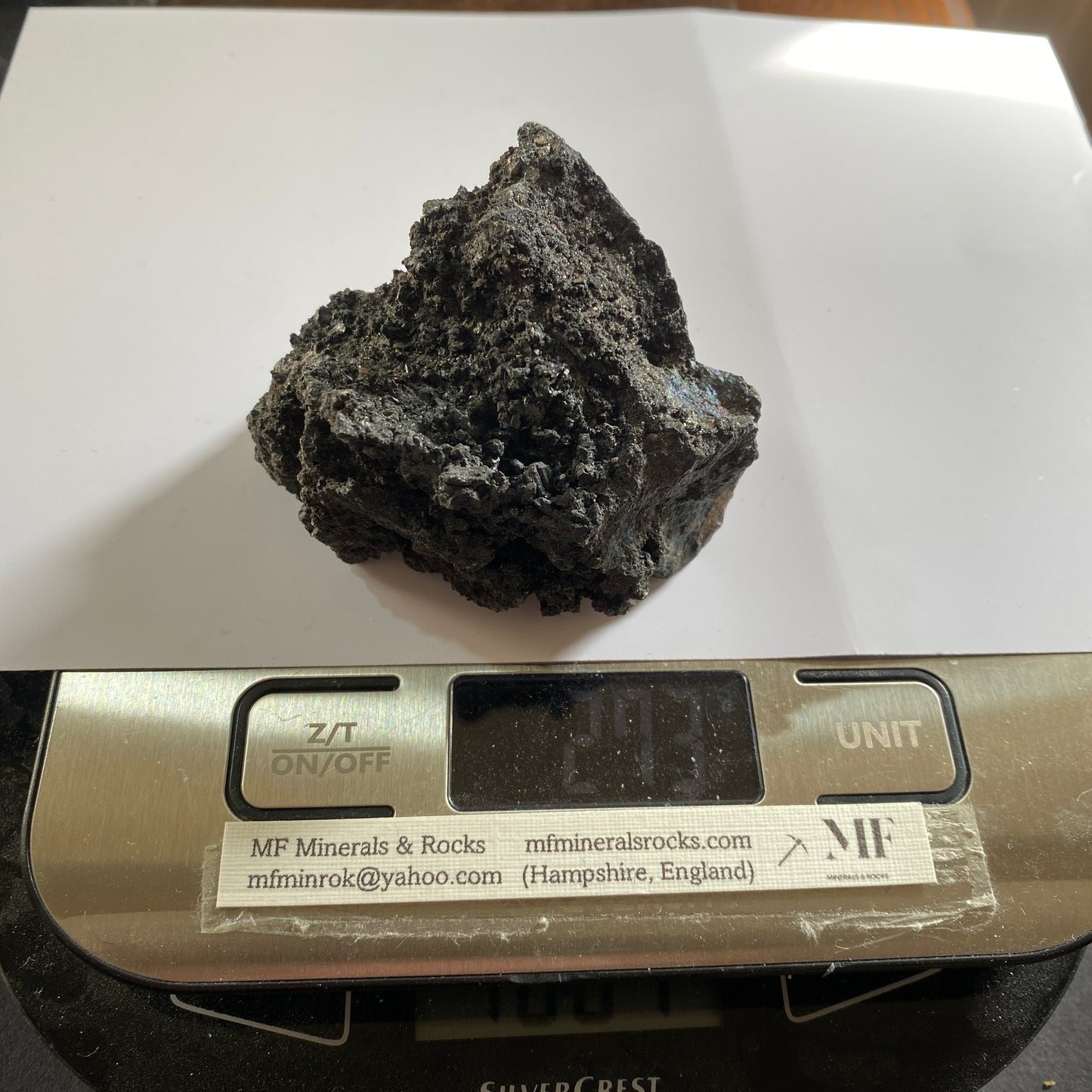 COPPER ORE, BORNITE ON CHALCOCITE [ETC] - FLAMBEAU MINE, WISCONSON, U.S.A. 272g MF1000