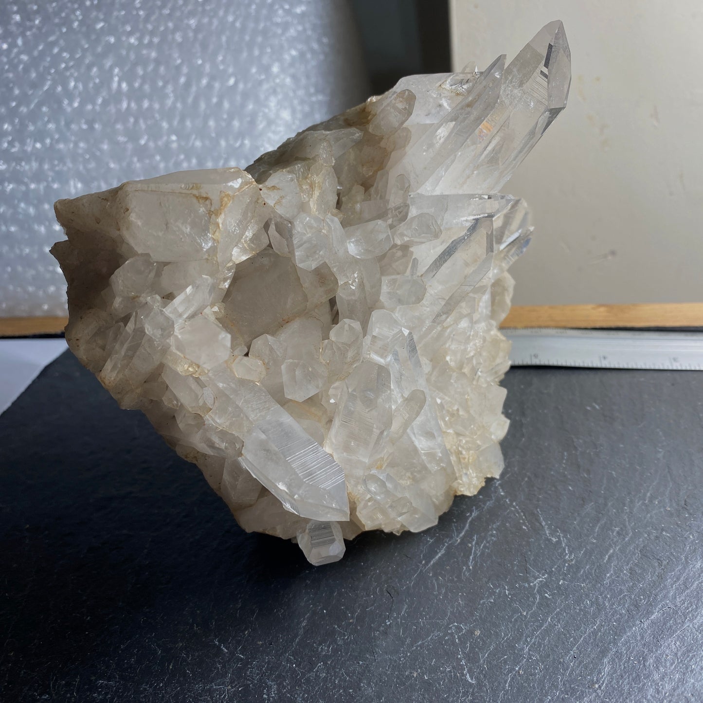 QUARTZ CRYSTAL ASSEMBLAGE, HIMALAYAS MTS, NEPAL SUBSTANTIAL 1164g MF1550