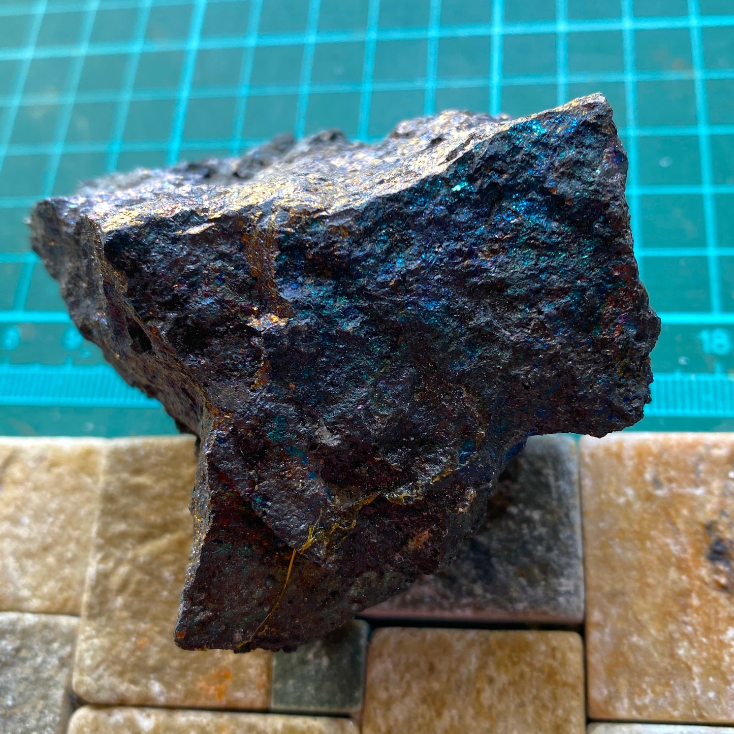 COPPER ORE, BORNITE ON CHALCOCITE [ETC] - FLAMBEAU MINE, WISCONSON, U.S.A. 272g MF1000