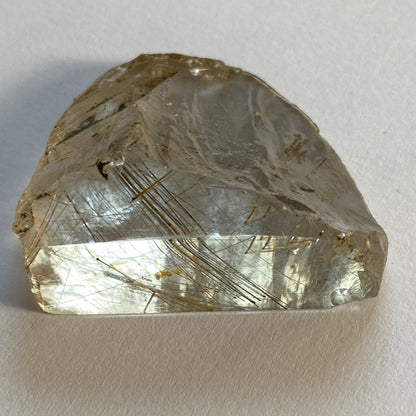 RUTILE IN QUARTZ - FRANKLIN MINING DISTRICT,  NEW JERSEY, U.S.A. 23g MF2362