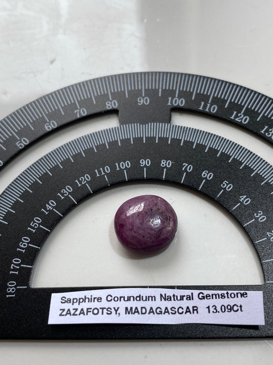 SAPPHIRE CORUNDUM NATURAL GEMSTONE : ZAZAFOTSY, IHOROMBE, MADAGASCAR 8.42Ct MFG4832