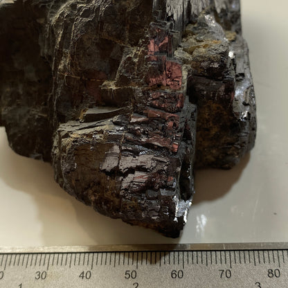 MINERAI DE GALÈNE SOLIDE DE LA MINE BORIEVA, BULGARIE LOURD 1020g MF1006