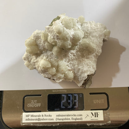 GYROLITE WITH OKENITE [ETC] - MALAD QUARRY, MUMBAI, MAHARASHTRA, INDIA 233g MF1056