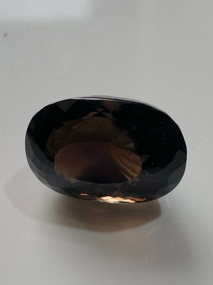 SMOKE QUARTZ NATURAL GEMSTONE : MANSA DISTRICT, LUAPULA PROVINCE, ZAMBIA 39.16Ct MFG4834