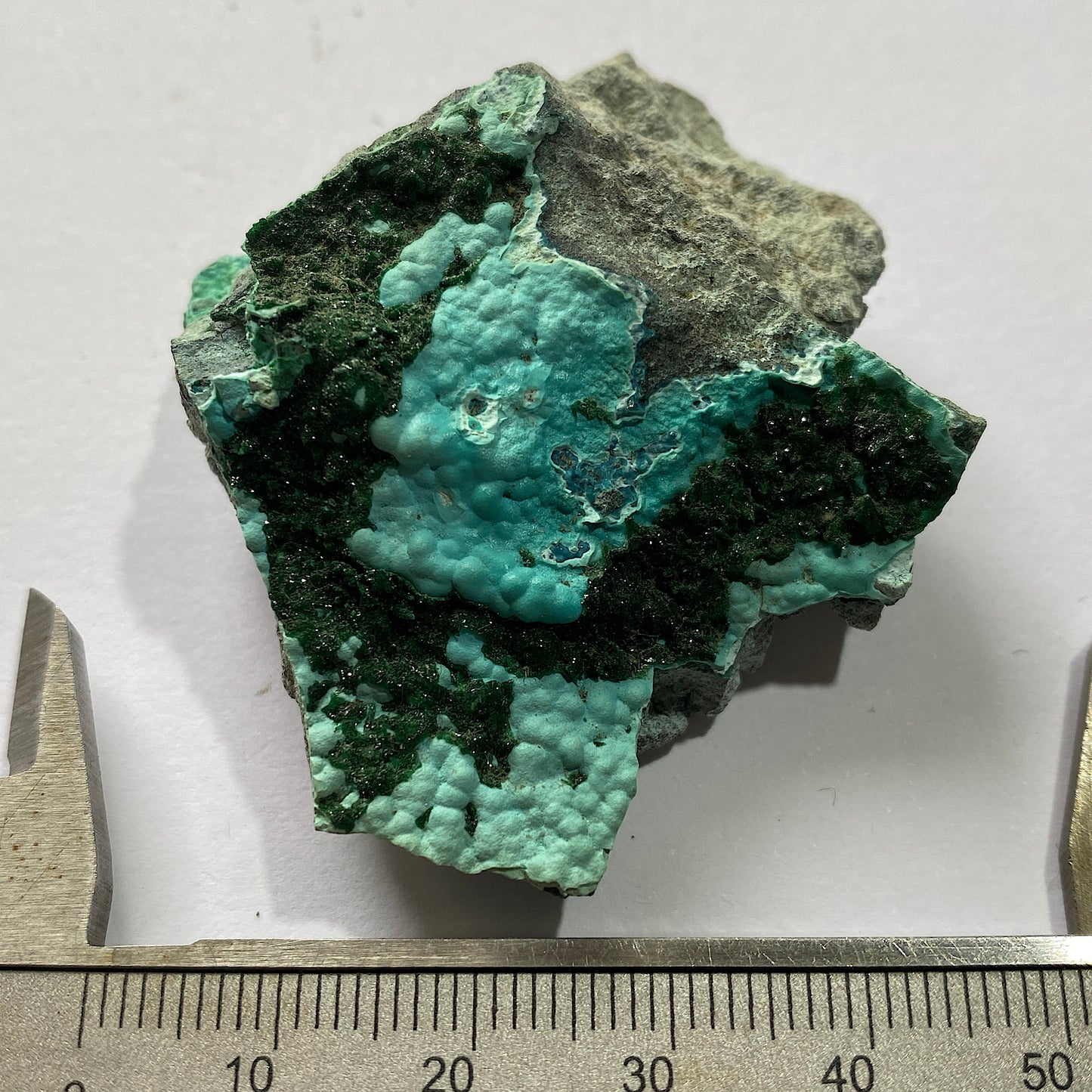 CHRYSOCOLLA & MALACHITE - MORENCI MINE, GREENLEE COUNTY,ARIZONA U.S.A. 18g MF1003