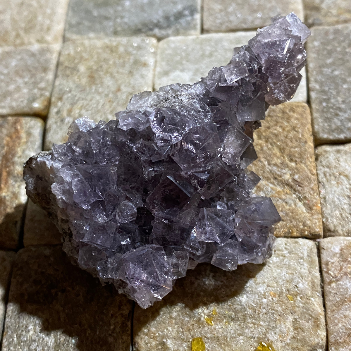 FLUORITE : FRASERS HUSH MINE, ROOKHOPE, COUNTY DURHAM, ENGLAND  60g MF5488