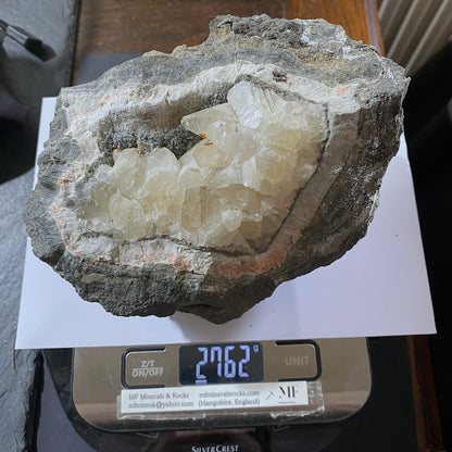 CALCITE IN BARYTE/CELESTINE [ETC] - HAMPSTEAD FARM QUARRY, GLOUCESTERSHIRE SUBSTANTIAL 2762g MF1043