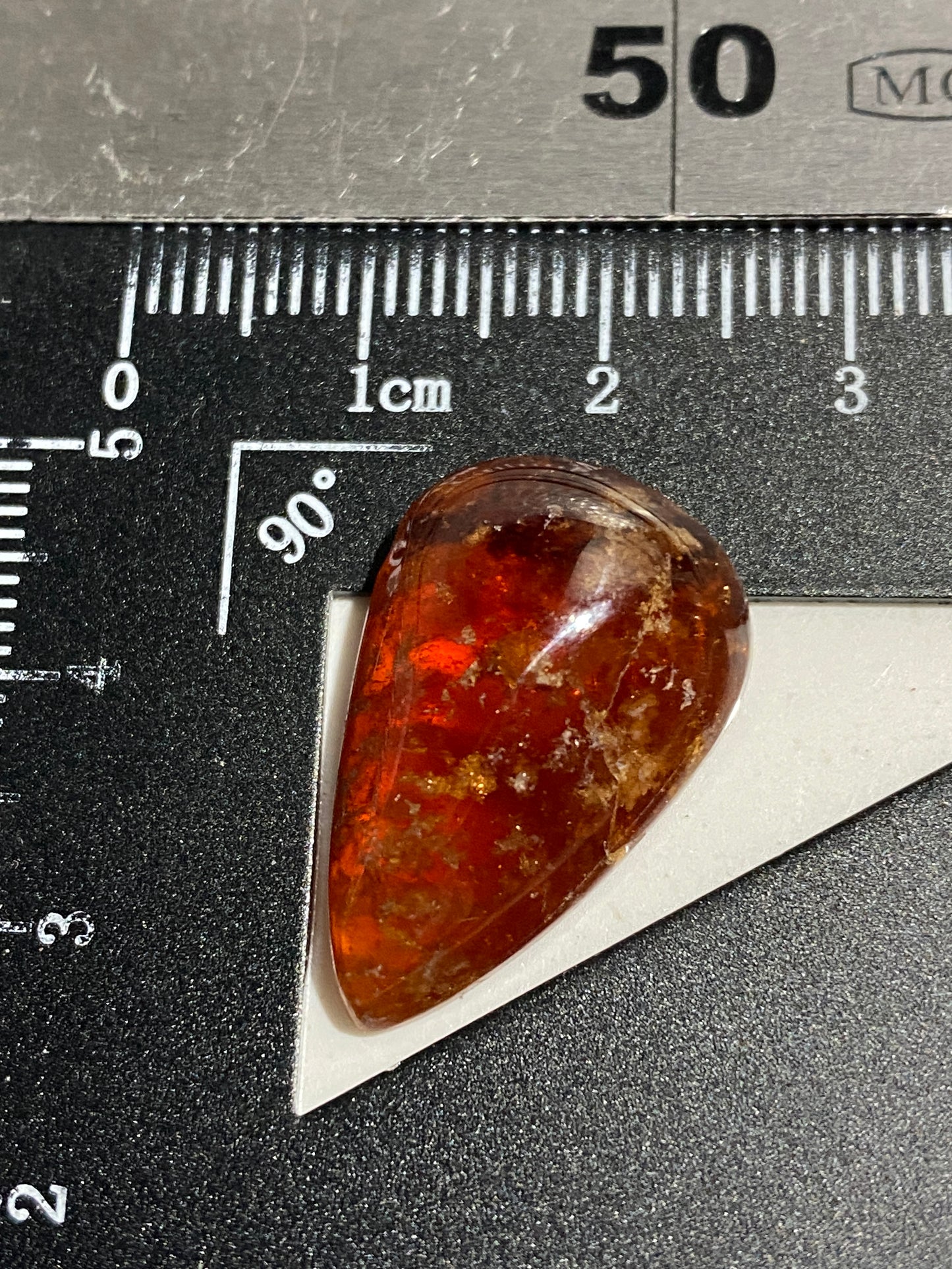 SPESSARTITE GARNET NATURAL GEMSTONE : EAST GRANTS RIDGE, NEW MEXICO, 20.71Ct MFG4838
