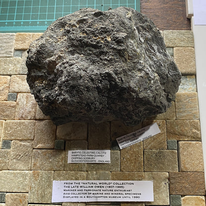 CALCITE IN BARYTE/CELESTINE [ETC] - HAMPSTEAD FARM QUARRY, GLOUCESTERSHIRE SUBSTANTIAL 2762g MF1043