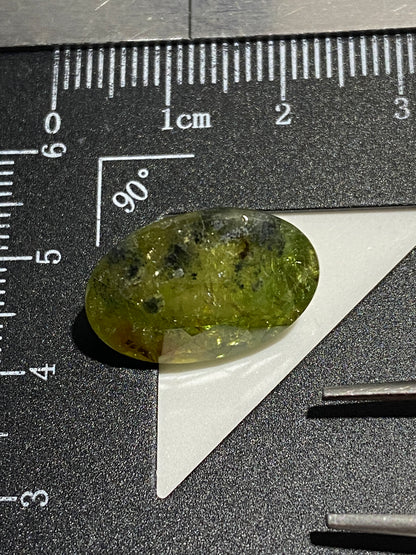 GROSSULAR GARNET NATURAL GEMSTONE : MIMINSKY, SAKHA, RUSSIA 18.07Ct MFG4840