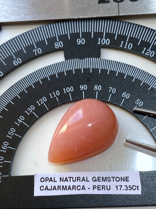 PINK OPAL NATURAL GEMSTONE : CAJARMARCA, PERU  17.35Ct MFG4842