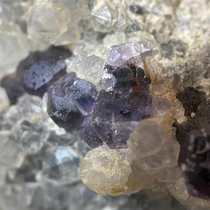 FLUORITE/QUARTZ FASCINATING SPECIMEN : NAICA, CHIHUAHUA, MEXICO 330g. MF5492