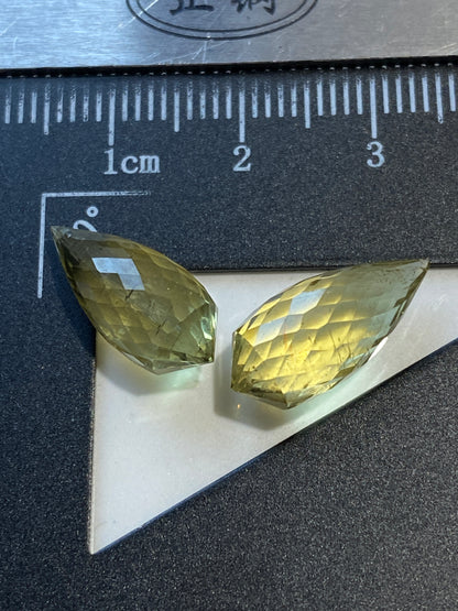 APATITE NATURAL GEMSTONES x 2 : IMILCHIL, MOROCCO. 13.21Ct MFG4846