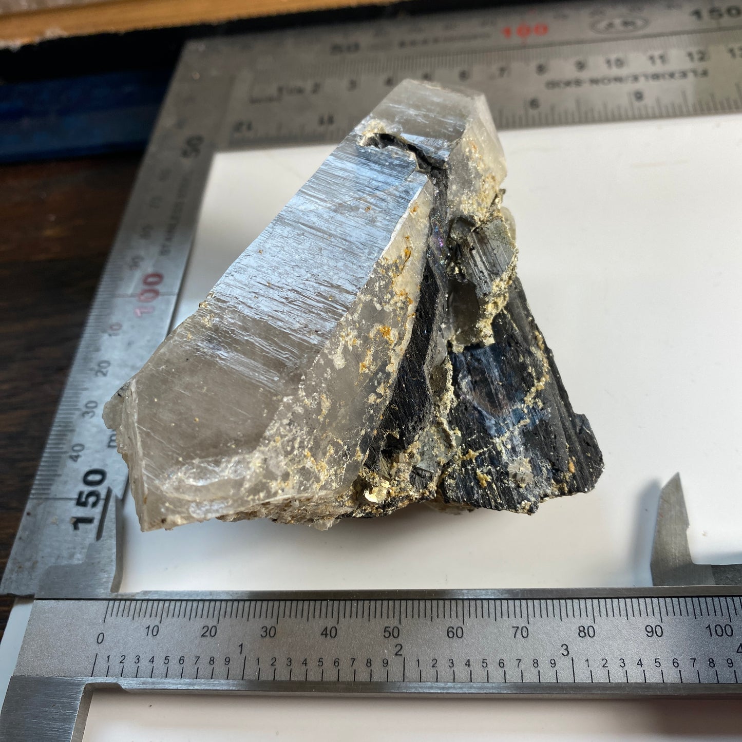 WOLFRAMITE/QUARTZ/PYRITE [ETC] - KARA-OBA DEPOSIT, KAZAKHSTAN,  350g MF2378