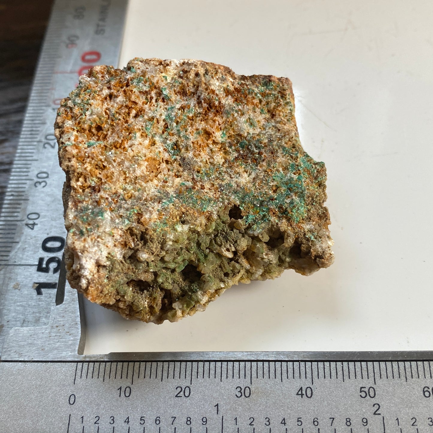 BAYLDONITE ON MATRIX - DRIGGETH MINE, CUMBRIA, ENGLAND. 60g MF2379