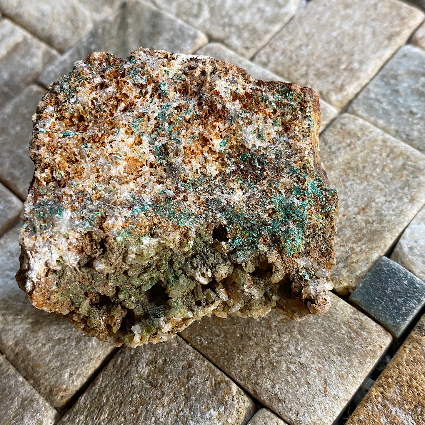 BAYLDONITE ON MATRIX - DRIGGETH MINE, CUMBRIA, ENGLAND. 60g MF2379