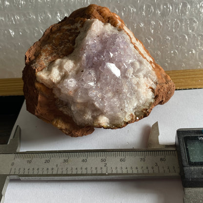 AMETHYST QUARTZ, DULCOTE QUARRY, SOMERSET RARE SPECIMEN 334g MF1565