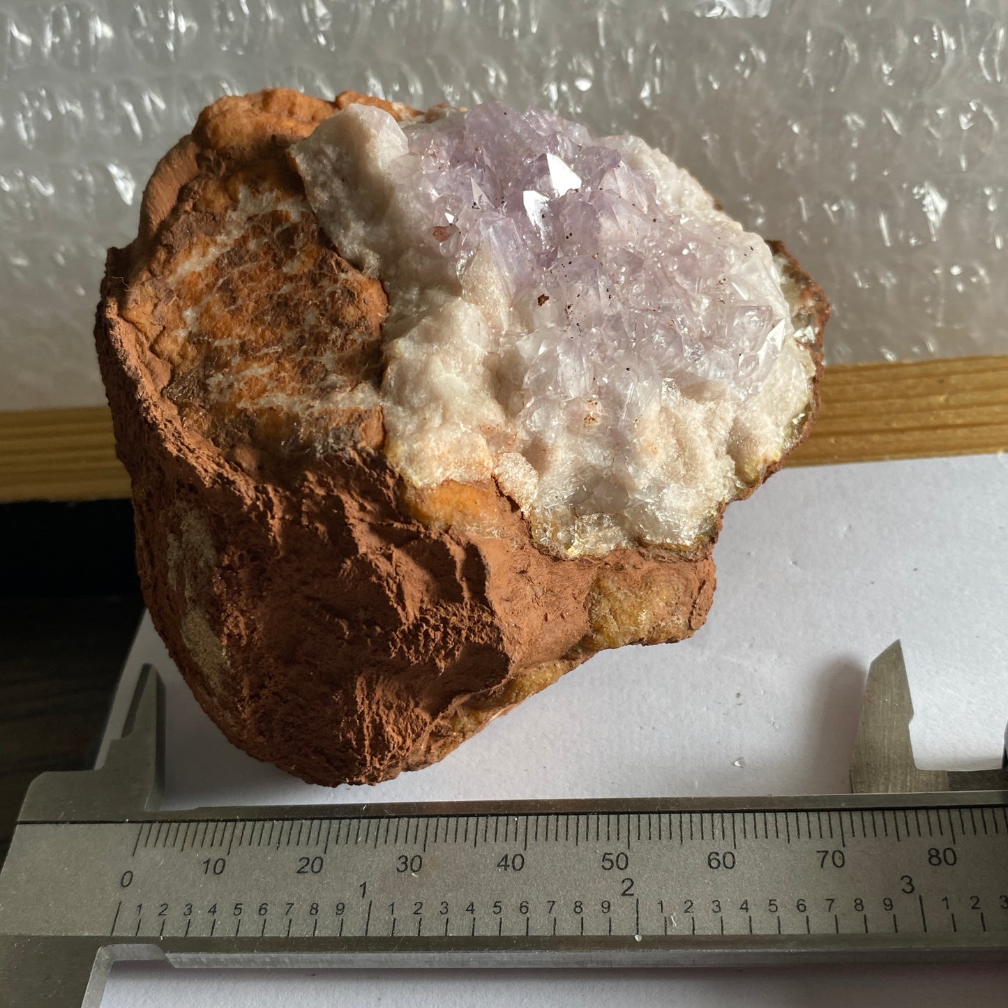 AMETHYST QUARTZ, DULCOTE QUARRY, SOMERSET RARE SPECIMEN 334g MF1565