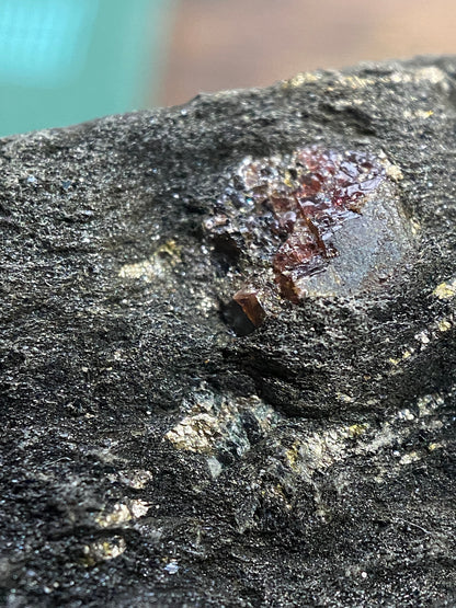 ALMANDINE IN BIOTITE SCHIST : STOLLBERG, KOPPARBERG, SWEDEN 127g. MF4835