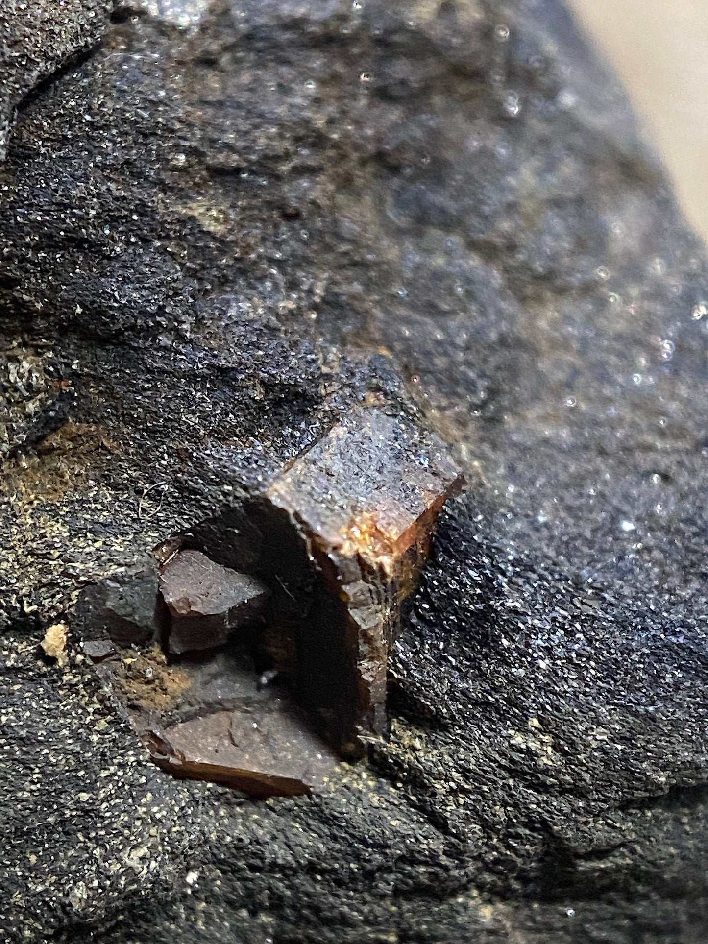 ALMANDINE IN BIOTITE SCHIST : STOLLBERG, KOPPARBERG, SWEDEN 127g. MF4835