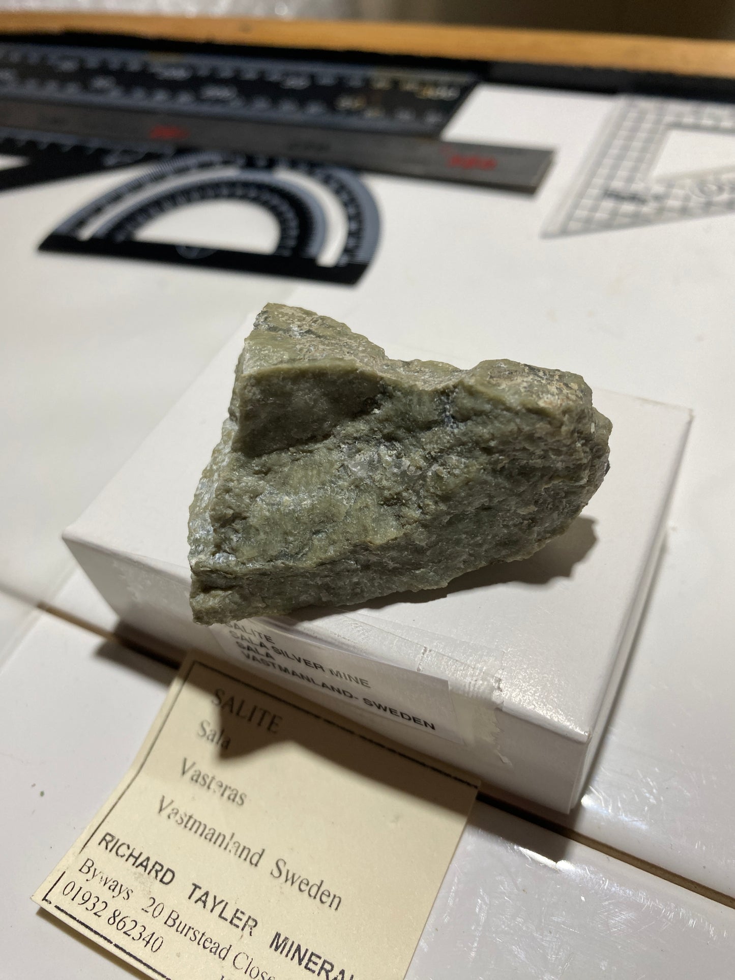 SALITE : SALA SILVER MINE, SALA, VASTMANLAND, SWEDEN : 50g MF4838