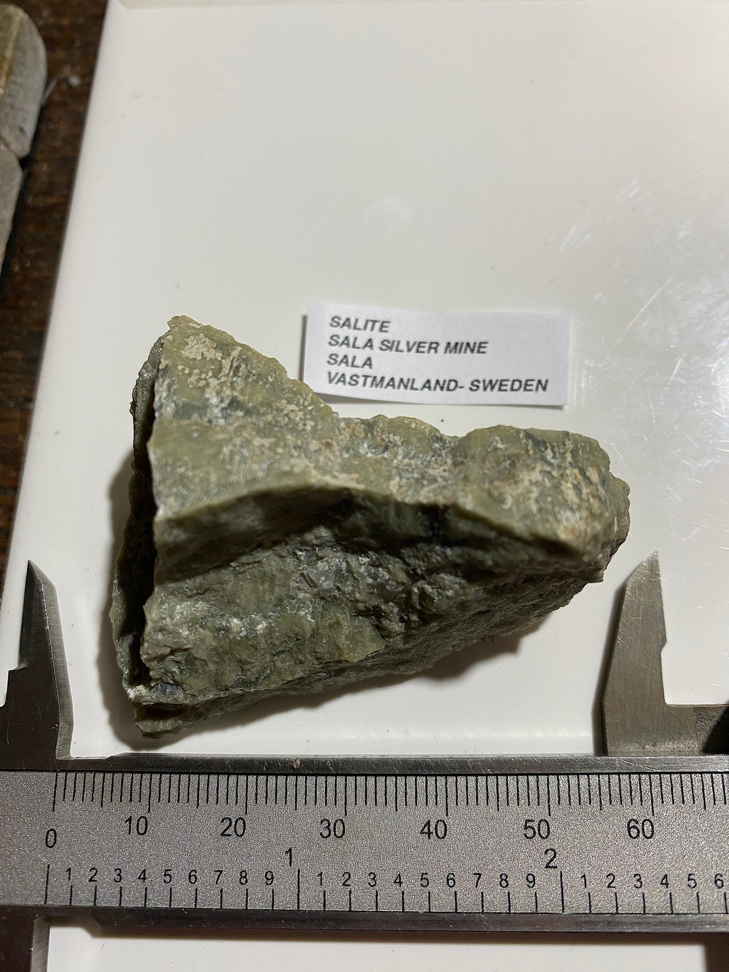 SALITE : SALA SILVER MINE, SALA, VASTMANLAND, SWEDEN : 50g MF4838