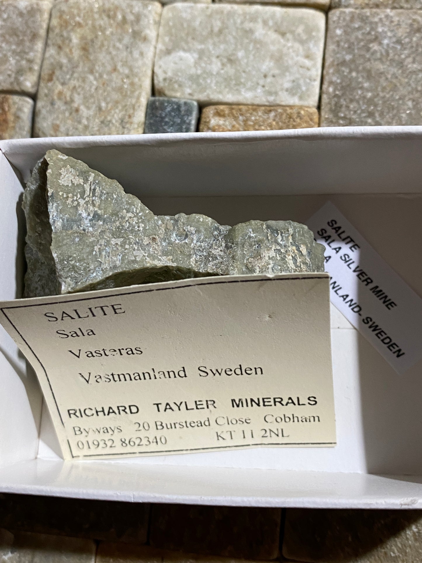 SALITE : SALA SILVER MINE, SALA, VASTMANLAND, SWEDEN : 50g MF4838