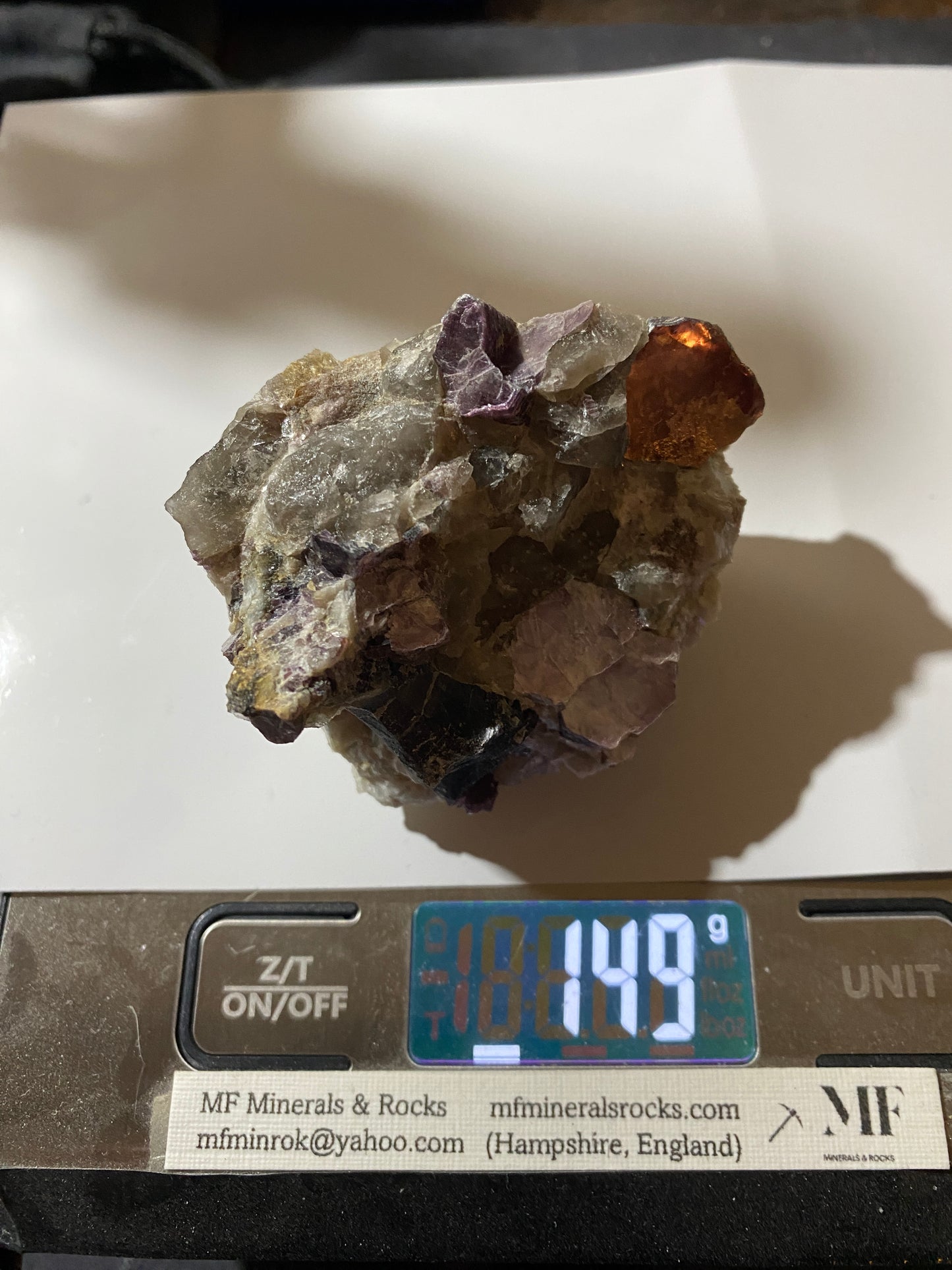 LEPIDOLITE : VARUTRASK, SKELLEFTIA, VASTERBOTTN. SWEDEN 149g MF4839