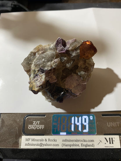 LEPIDOLITE : VARUTRASK, SKELLEFTIA, VASTERBOTTN. SWEDEN 149g MF4839