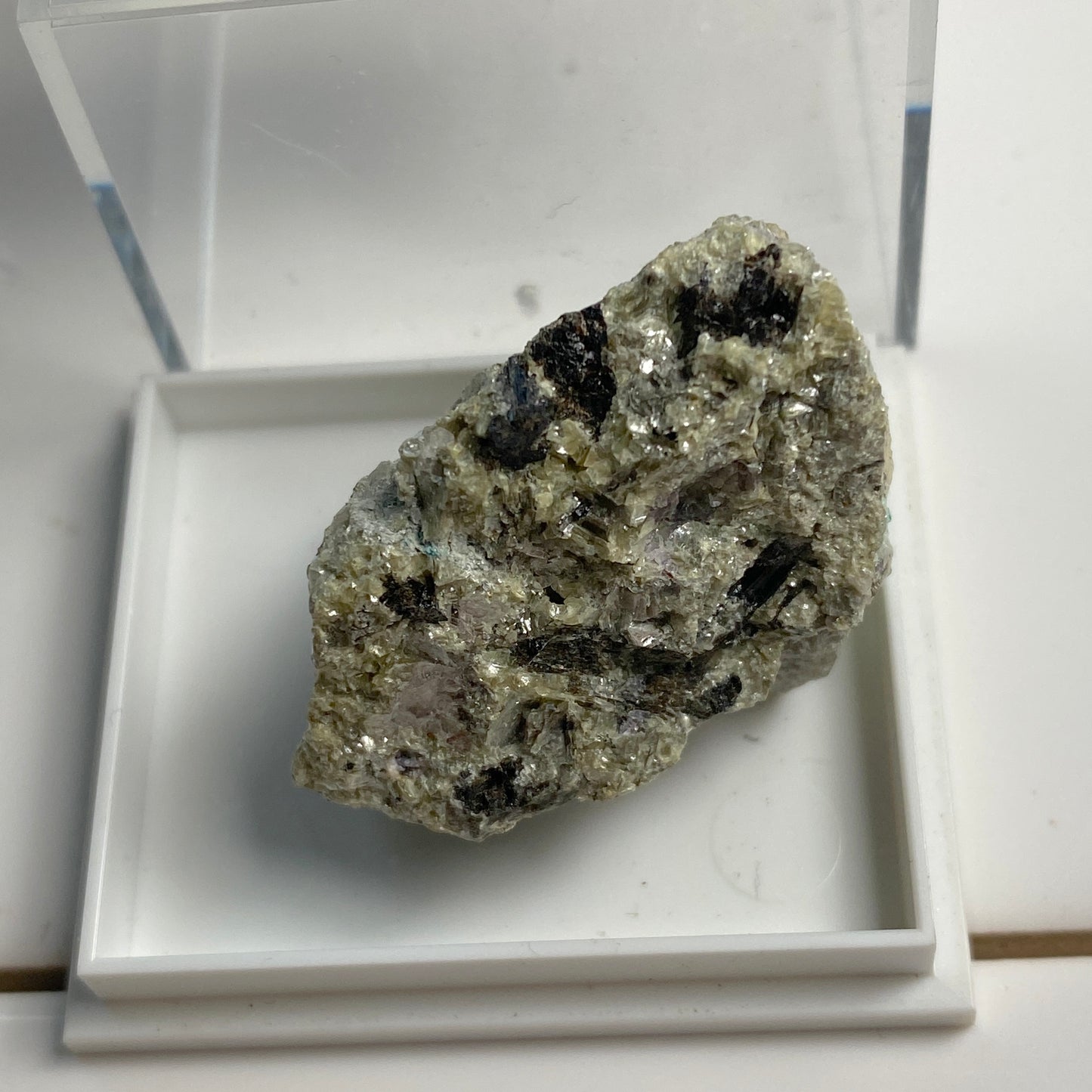 CASSITERITE ETC FROM WHEAL GORLAND, CORNWALL 15g MF2387